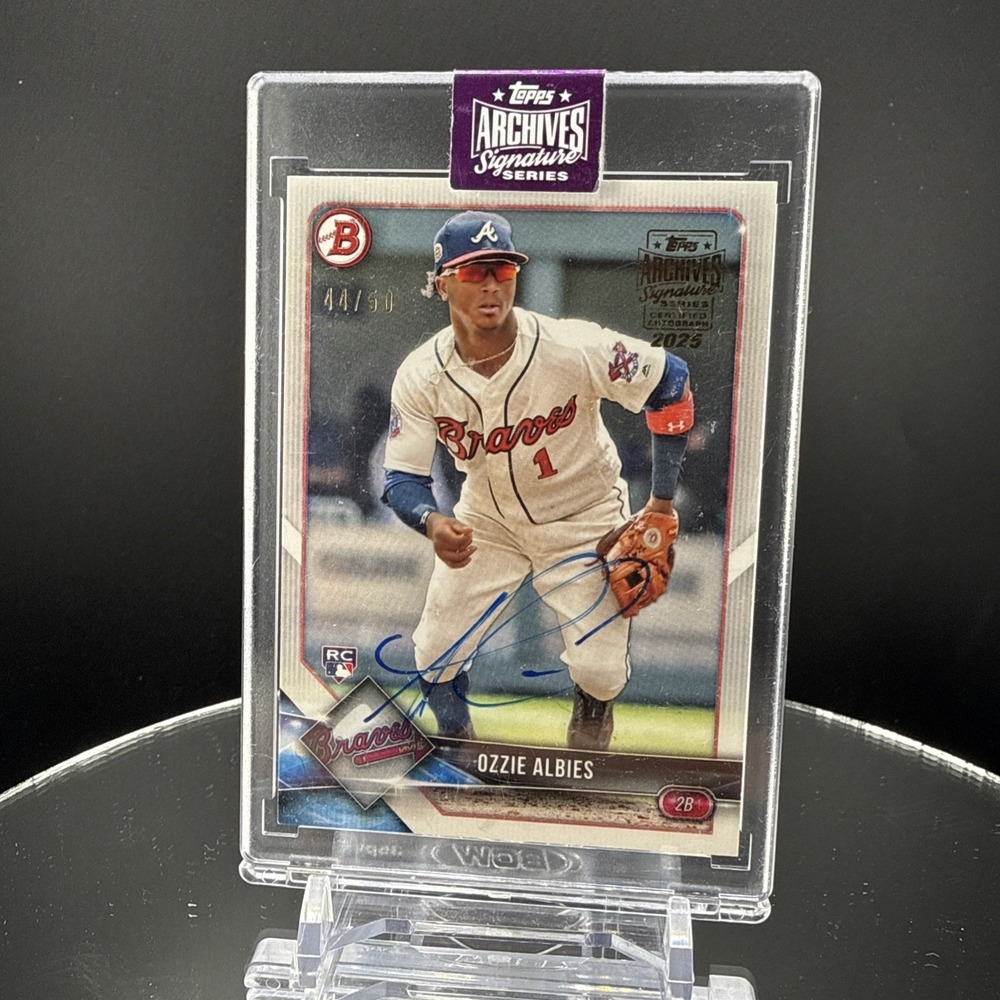 2018 Topps Archives Signature Series Bowman Ozzie Albies Autograph /50 RC
